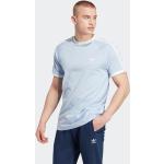 Reduzierte Blaue adidas Adicolor T-Shirts aus Jersey für Herren Größe XS 