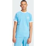 Blaue Oversize adidas Adicolor T-Shirts für Herren Größe XXL 