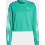 Reduzierte Grüne adidas Adicolor Damensweatshirts Größe XS 