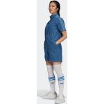 Reduzierte Blaue adidas Adicolor Jeansoveralls mit Reißverschluss aus Baumwolle für Damen Größe M - versandkostenfrei 
