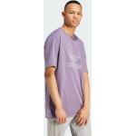 Violette adidas Adicolor T-Shirts für Herren Größe L 