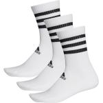 3-Streifen Cushioned Crew Socken-Weiß-40/42 Schwarz|Weiß