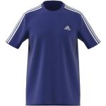 Blaue Langärmelige adidas T-Shirts aus Baumwolle für Herren Größe 4 XL 