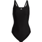 Black Friday Angebote - Schwarze adidas Damenschwimmanzüge & Damensportbadeanzüge mit Cutwork aus Polyamid Größe M 