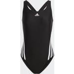Adidas 3S SWIMSUIT schwarz weiß BLACK/WHITE, 36