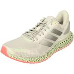 adidas 4D Run 1.0 Herren Running Trainers (UK 11.5 US 12 EU 46 2/3, White Silver Green FV6960)