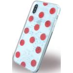 Rote adidas iPhone X/XS Cases durchsichtig aus Kunststoff 