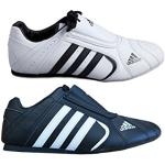 Weiße adidas Adi Taekwondo Schuhe & Budo Schuhe mit Schnürsenkel leicht für Herren Größe 39,5 