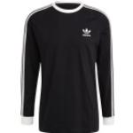 Schwarze Streetwear Langärmelige adidas Adicolor Herrenlongsleeves & Herrenlangarmshirts Größe M 