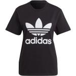 Schwarze adidas Adicolor T-Shirts aus Jersey für Damen Größe S 