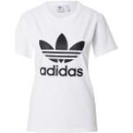 Weiße adidas Adicolor T-Shirts für Damen Größe XS 