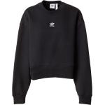 Schwarze adidas Essentials Sweatshirts aus Fleece 