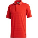 Rote Gestreifte Sportliche adidas Performance Premium Herrenpoloshirts & Herrenpolohemden Größe S 