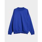 Blaue adidas Damensweatshirts mit Basketball-Motiv Größe 3 XL für den für den Sommer 