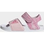 Pinke adidas Adilette Badeschlappen in Normalweite für Damen 