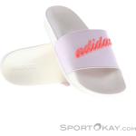 Reduzierte Weiße adidas Adilette Badeschlappen Leicht für Damen 