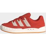 Rote adidas Adimatic Herrensneaker & Herrenturnschuhe mit Schnürsenkel in Normalweite aus Leder Größe 40 