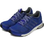 Blaue adidas Adistar Boost Fitnessschuhe mit Schnürsenkel für Damen Größe 37,5 