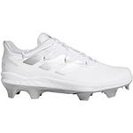 adidas Adizero Afterburner 8 Pro TPU Baseball Shoes White/Silver Metallic/Team Light Grey 11.5 D (M)