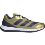 Goldene adidas Adizero Fastcourt Herrenlaufschuhe aus Mesh leicht Größe 46 