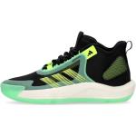 Grüne Streetwear adidas Adizero Basketballschuhe für Herren Größe 43,5 