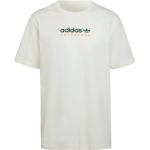 Weiße Kurzärmelige adidas Adventure Rundhals-Ausschnitt T-Shirts für Herren Größe XL 