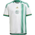Weiße adidas Junior Algerien Trikots für Kinder zum Fußballspielen - Heim 2022/23 