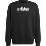 Reduzierte Schwarze Sportliche adidas Performance Rundhals-Ausschnitt Herrensweatshirts ohne Verschluss Größe M 