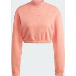 Rosa Unifarbene adidas Damensweatshirts Größe M 