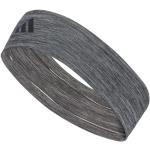 adidas Alphaskin Elastic Headband, Heather Grey/Black/2, One Size