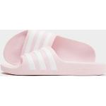 Pinke adidas Adilette Aqua Badeschlappen mit Riemchen leicht für Kinder Größe 35,5 