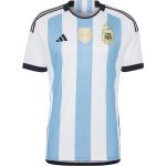 adidas Argentinien 3-Sterne Trikot Home WM 2022 Weiss Blau - IB3597 2XL