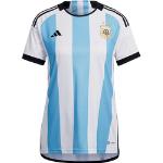 adidas Argentinien Damen Heim Trikot WM 2022 weiß/hellblau