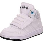Weiße adidas Hoops High Top Sneaker & Sneaker Boots für Kinder Größe 25 