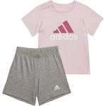 Reduzierte Pinke adidas Performance Essentials Bio Hosen und Oberteile für Kinder aus Baumwolle für Jungen Größe 92 