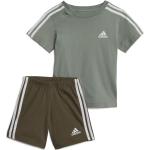 Silberne adidas Performance Essentials Hosen und Oberteile für Kinder aus Baumwolle für Jungen Größe 98 