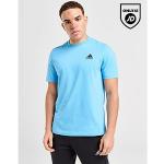 Blaue Bestickte Oversize adidas Essentials T-Shirts aus Jersey für Herren Größe XXL für den für den Sommer 