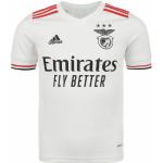 Weiße adidas Performance Benfica Lissabon Benfica Lissabon Trikots für Kinder zum Fußballspielen - Auswärts 2021/22 