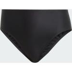 Schwarze Unifarbene adidas High Waist Bikinihosen für Damen Größe S für den für den Sommer 