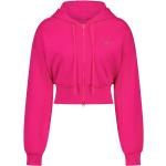 Adidas by Stella McCartney, Cropped Sweatjacke mit Logo Pink, Damen, Größe: XS