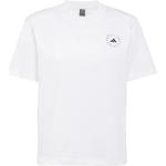 Reduzierte Weiße Kurzärmelige adidas by Stella McCartney T-Shirts für Damen Größe S 
