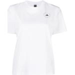 Reduzierte Weiße Kurzärmelige adidas by Stella McCartney T-Shirts aus Jersey für Damen Größe M 