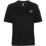 Reduzierte Schwarze Kurzärmelige adidas by Stella McCartney T-Shirts für Damen Größe XS 