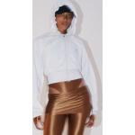 Weiße adidas by Stella McCartney Mini Kurzjacken & Cropped-Jackets Cropped für Damen Größe S 