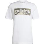 Weiße Langärmelige adidas Graphic T-Shirts aus Baumwolle für Herren Größe XXL 