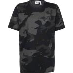 Reduzierte Schwarze Kurzärmelige adidas Rundhals-Ausschnitt T-Shirts für Herren Größe S 