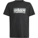 Schwarze Camouflage Casual adidas Kinder T-Shirts für Jungen Größe 128 