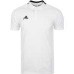 Weiße Sportliche adidas Condivo Herrenpoloshirts & Herrenpolohemden Größe XS 