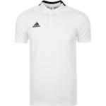 Weiße adidas Condivo Herrenpoloshirts & Herrenpolohemden aus Baumwollmischung Größe S 