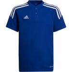 Blaue Sportliche adidas Condivo Herrenpoloshirts & Herrenpolohemden 